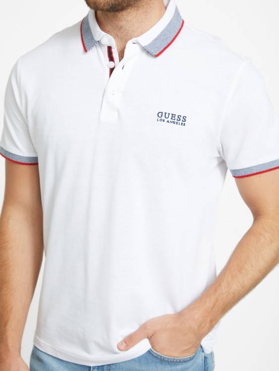 чисто бяло еко тони поло Guess