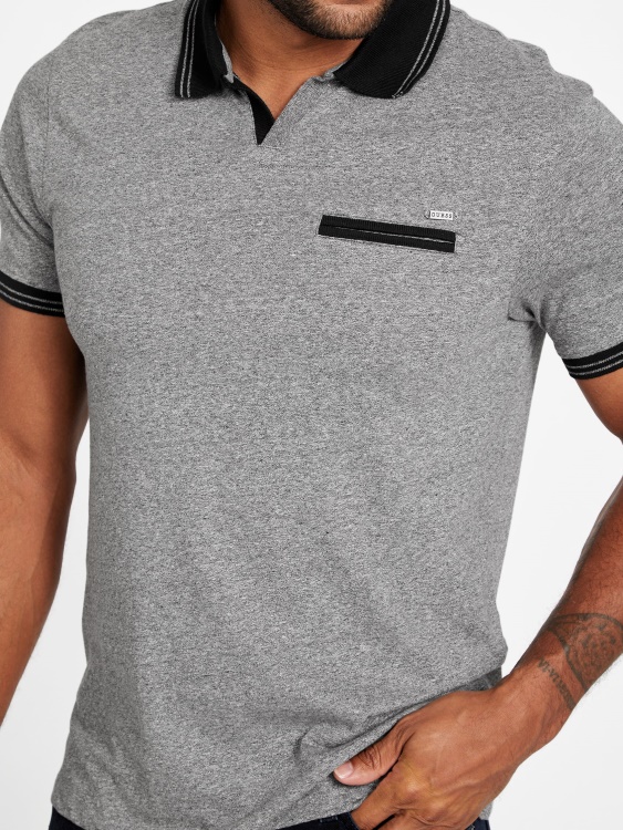 Denver Johnny Pocket Polo Guess Jet Black Multi