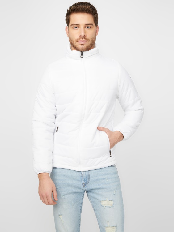 Guess True бяло пухено яке Hampton