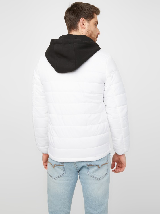 Guess True бяло пухено яке Hampton
