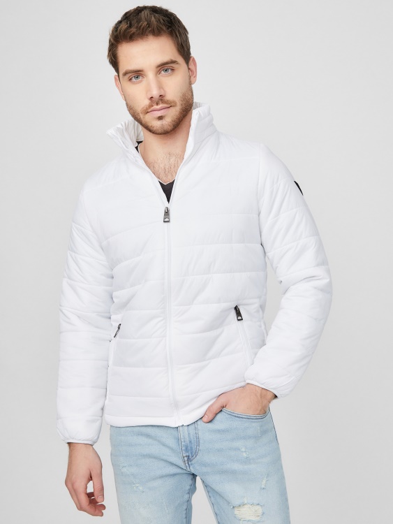 Guess True бяло пухено яке Hampton