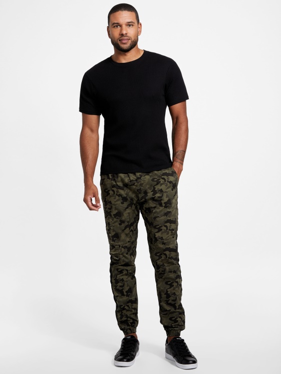 Camo Green Cruz унищожени джогинг предполагам