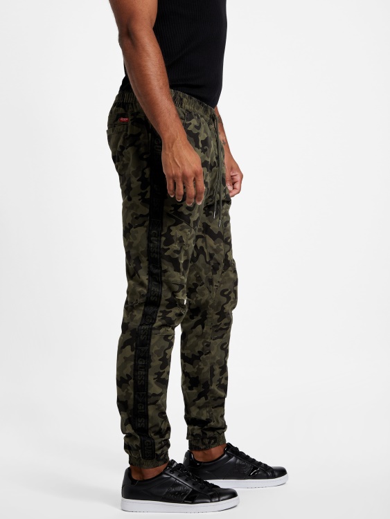 Camo Green Cruz унищожени джогинг предполагам