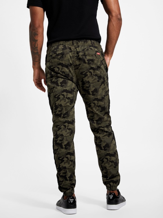 Camo Green Cruz унищожени джогинг предполагам