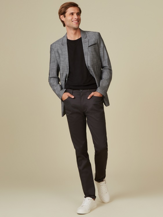 блейзър Sanders Chambray Guess Jet Black