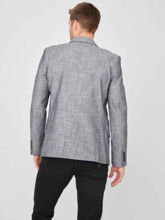 блейзър Sanders Chambray Guess Jet Black