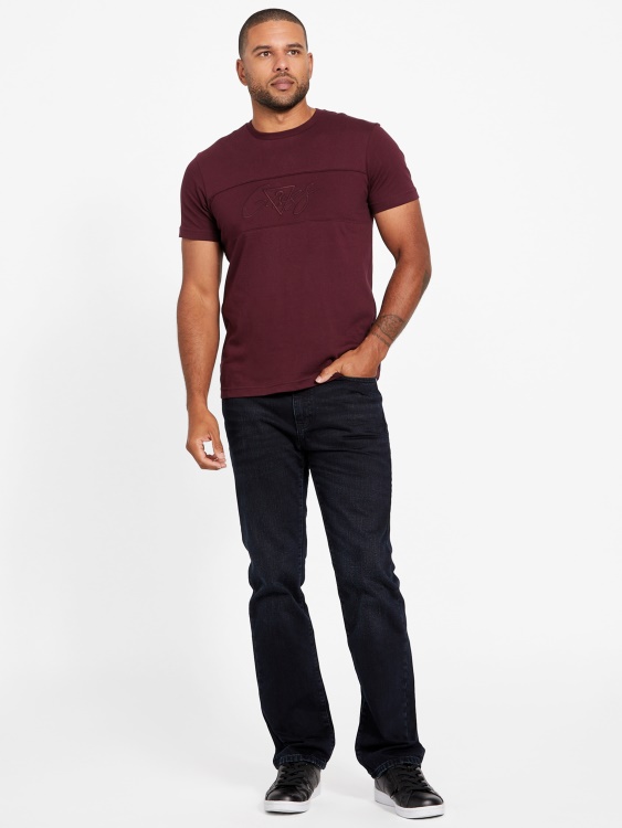 Marmont Red Motzy лого тениска с деколте Guess