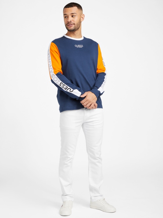 костюм Guess Eco Kane Color-block Silk Blue Multi