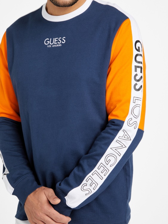 костюм Guess Eco Kane Color-block Silk Blue Multi