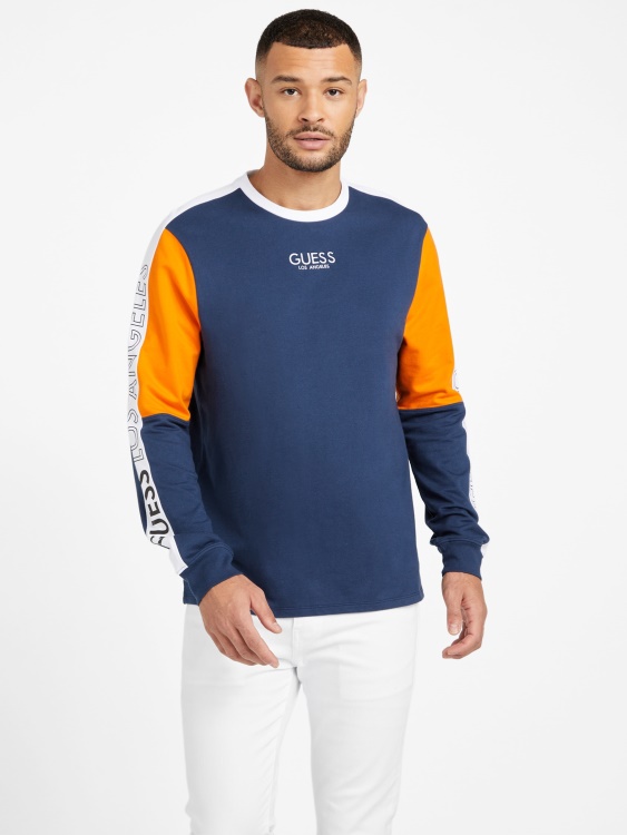 костюм Guess Eco Kane Color-block Silk Blue Multi