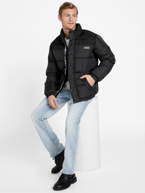 Eco Yak Ralph Puffer Jet Black Guess