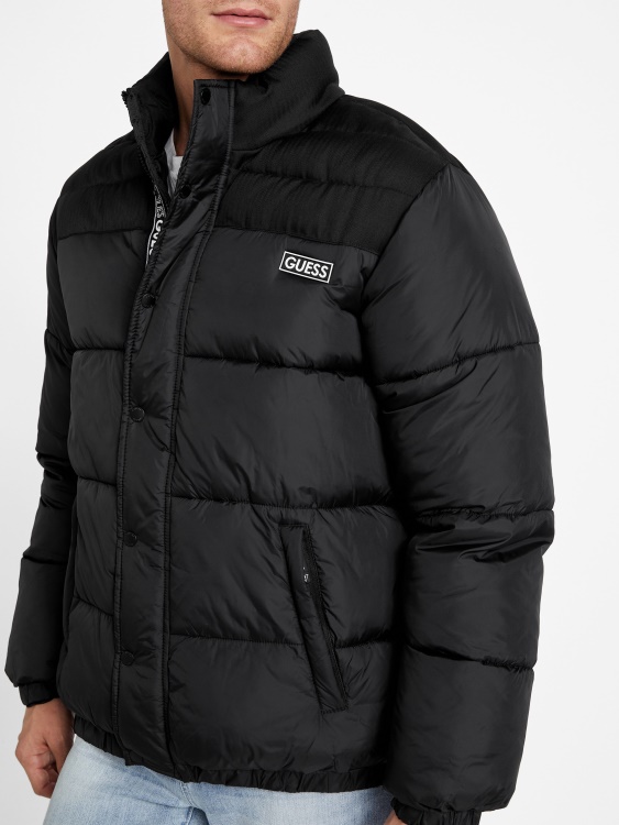 Eco Yak Ralph Puffer Jet Black Guess