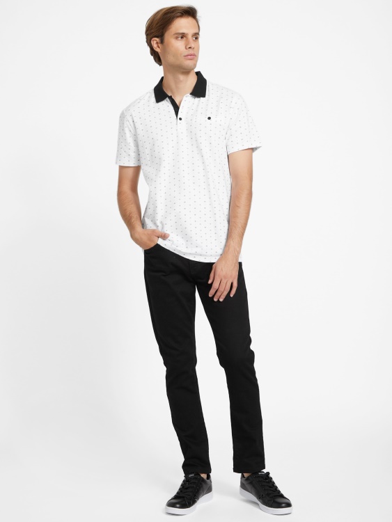 чист бял Eco Ira Polo Guess