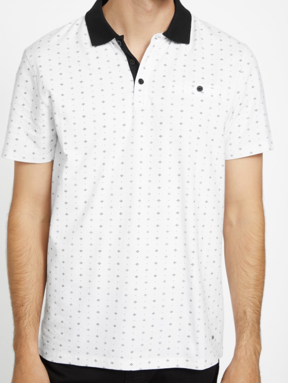 чист бял Eco Ira Polo Guess
