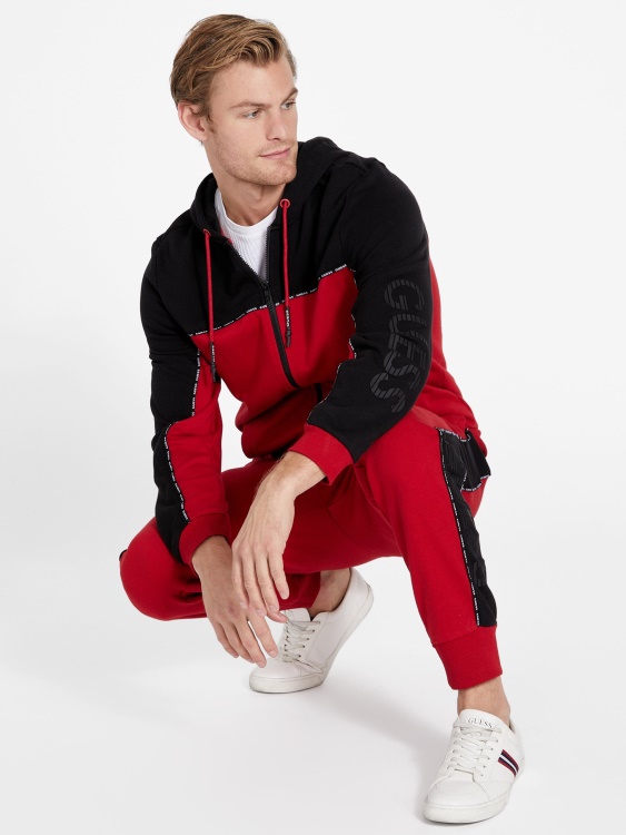 Varsity Red Guess еко худи с цип Marcell
