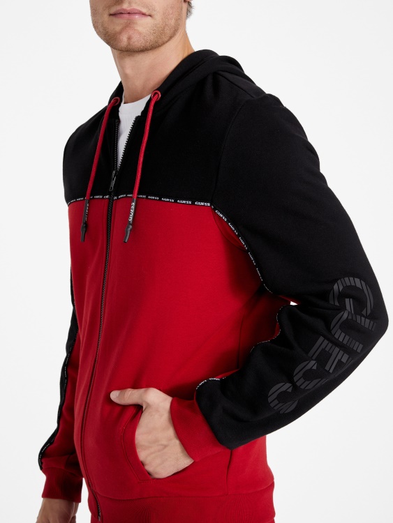 Varsity Red Guess еко худи с цип Marcell