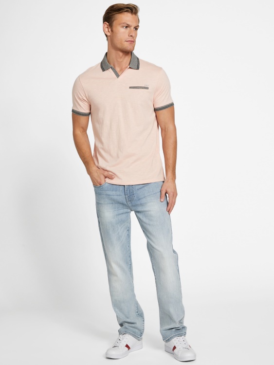 Denver Johnny Pocket Polo Vapor Rose Guess