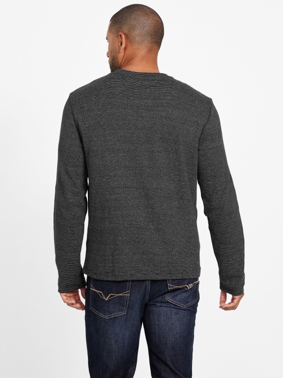 черен цвят Guess Tomas Crewneck