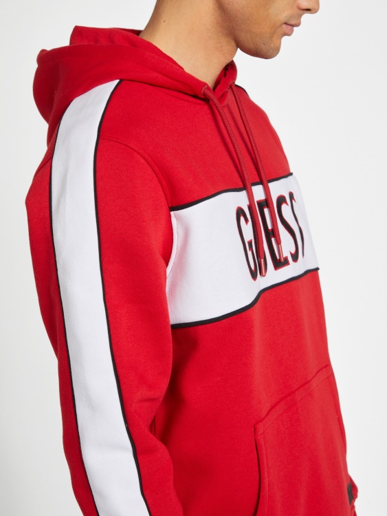 Iben Hoodie Guess Varsity червено