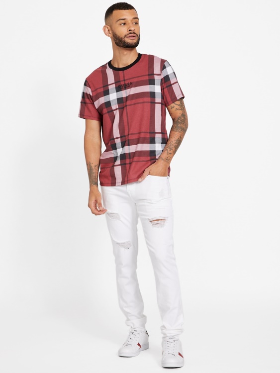 университетска червена мултихерцова тениска предположение