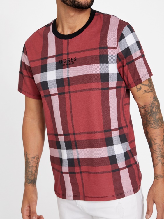 университетска червена мултихерцова тениска предположение