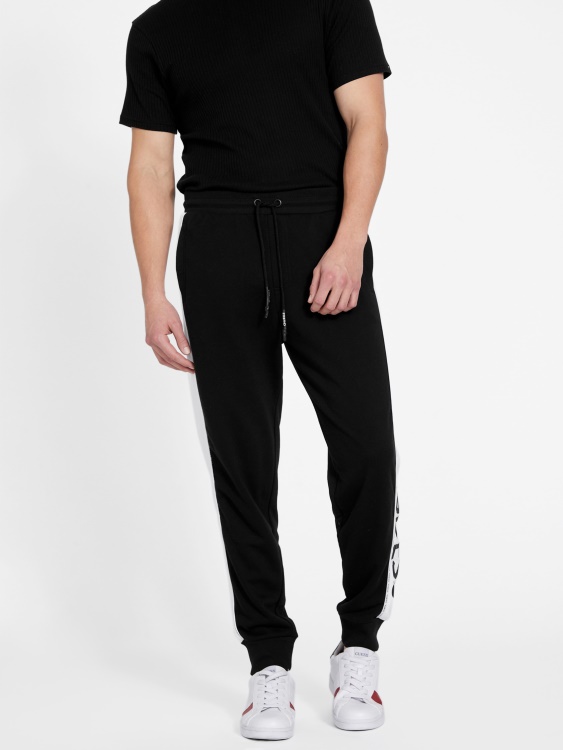 Eco Marcell Logo Joggers Guess Jet Black