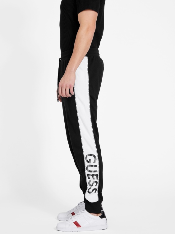 Eco Marcell Logo Joggers Guess Jet Black