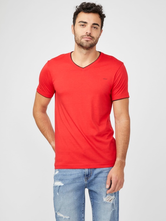 Red Hot Guess тениска с V-образно деколте Armin