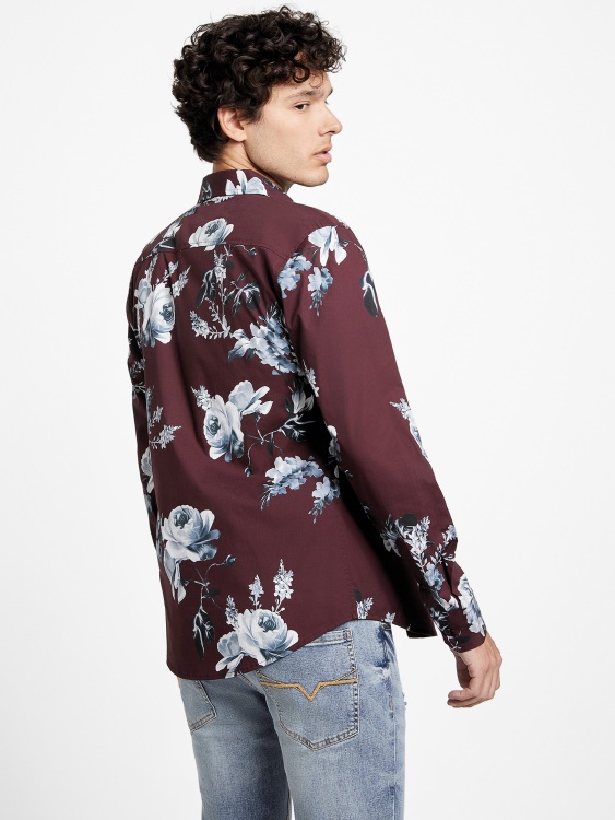 риза на цветя Marmont Red Guess Nate