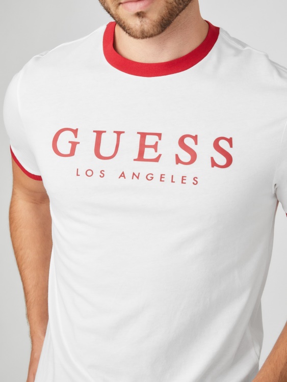 Kirk Logo Crew Tee Guess True White