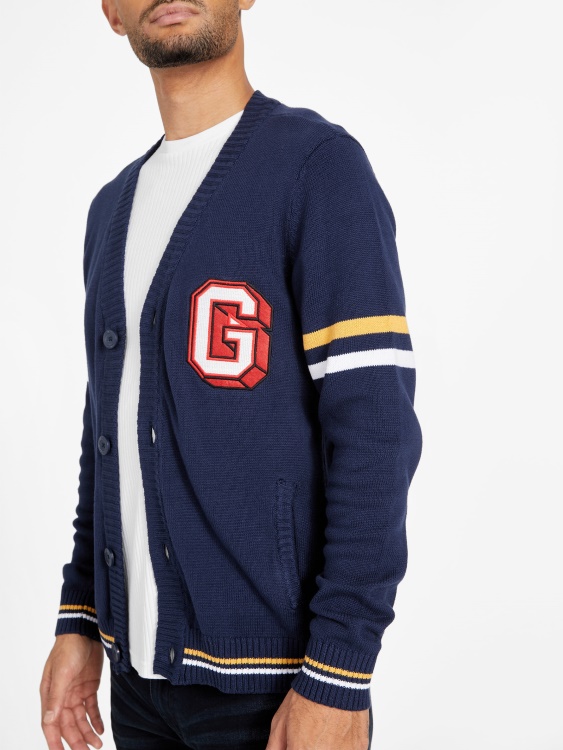 уни жилетка почернено синьо Guess