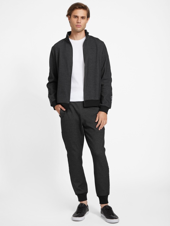 черен оксид Andrew Marled Logo Joggers Guess