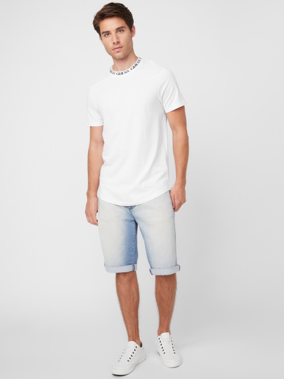 познайте чисто бяла рокля с лого на Рони