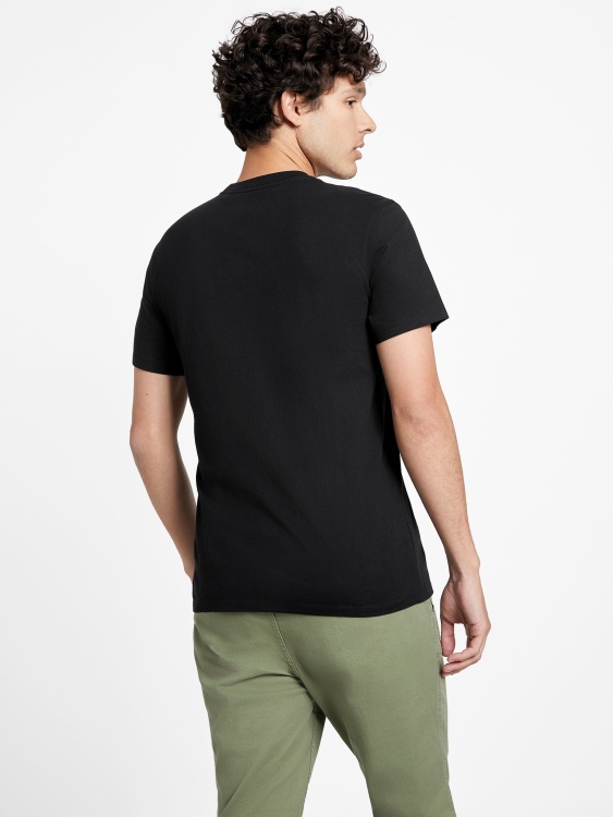 еко тениска с лого Rinker Jet Black Guess