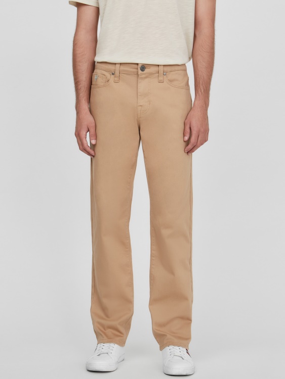тънки прави дънки Lucky Beige Delmar Guess