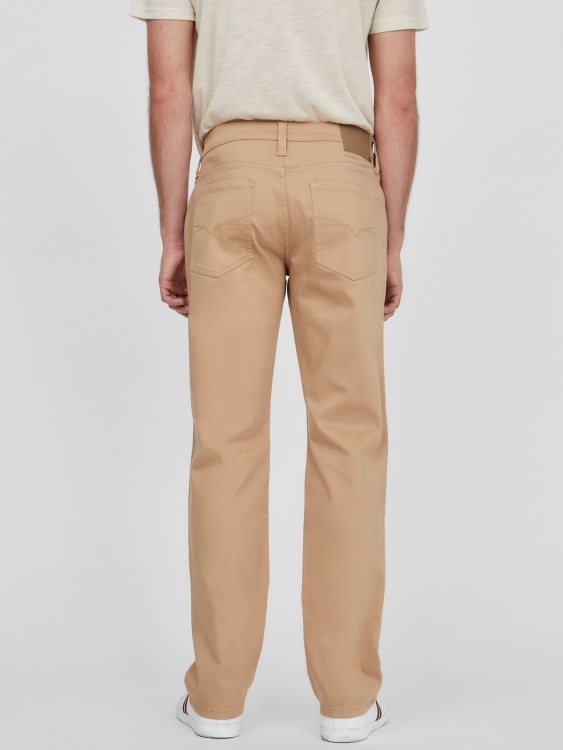 тънки прави дънки Lucky Beige Delmar Guess
