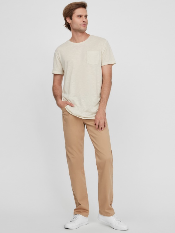 тънки прави дънки Lucky Beige Delmar Guess