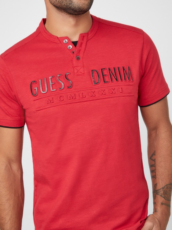 Edgar Henley Tee Guess Varsity Red
