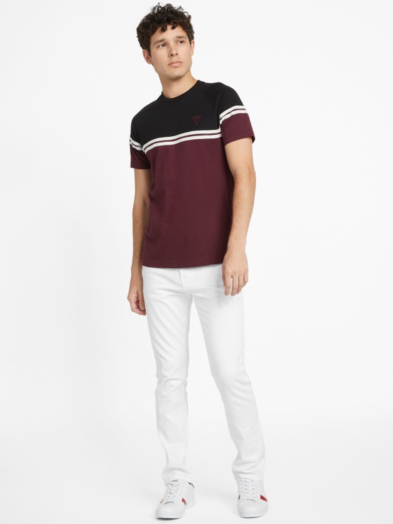 тениска Guess Eco Kido Color-block Marmont Red