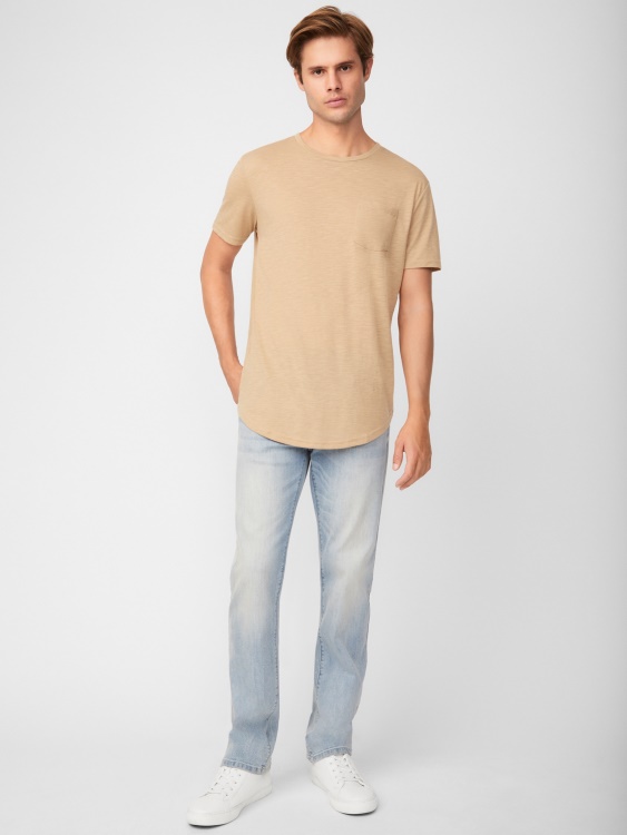 горски каки Vantor тениска с парагади Guess