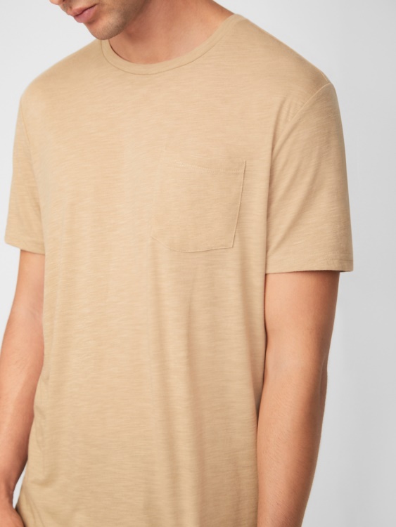 горски каки Vantor тениска с парагади Guess