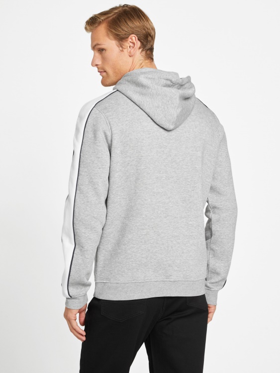 Guess Iben Hoodie светло меланжово сиво