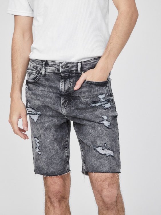 шорти Eco Quade Guess Black Destroy
