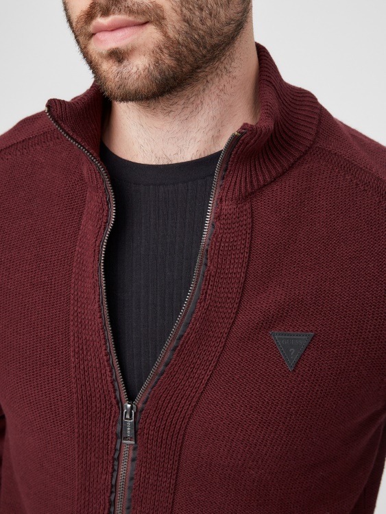 пуловер Chet Mock Neck Guess Marmont Red