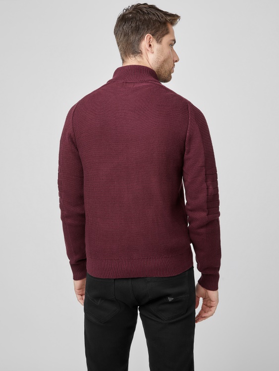 пуловер Chet Mock Neck Guess Marmont Red