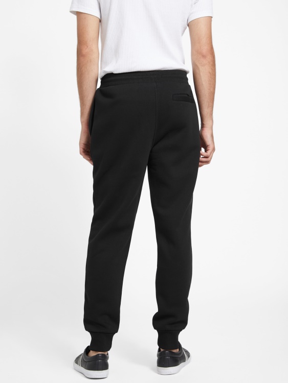 Guess Jet Black Eco Harvey Logo Joggers