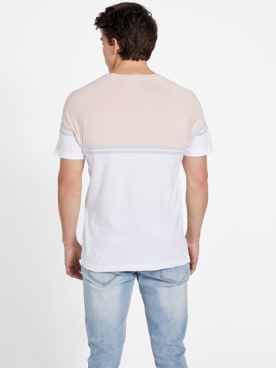 Eco Kido Color-block Tee Vapor Rose Guess