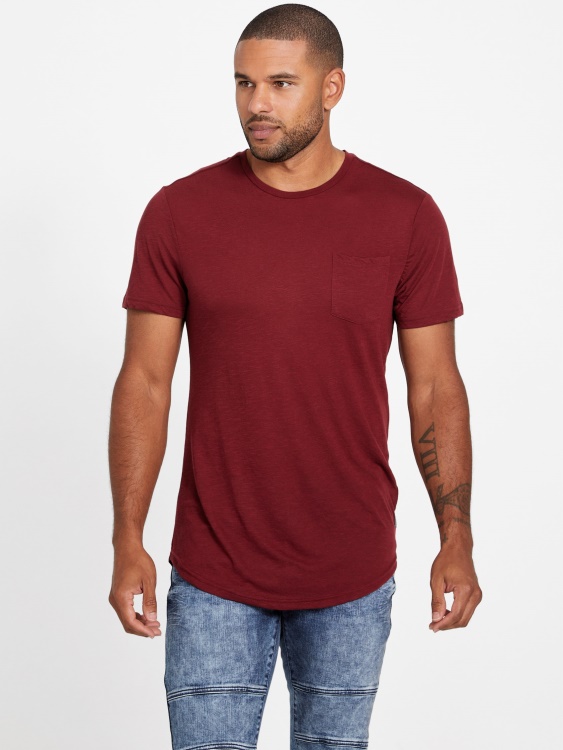 тениска с парагади Vino Guess Vantor