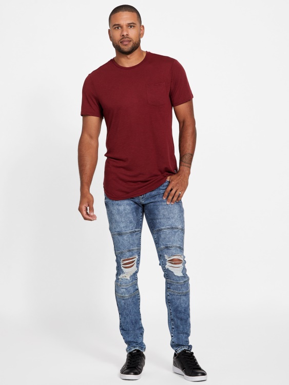 тениска с парагади Vino Guess Vantor