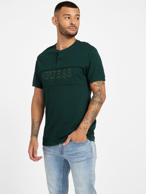 алпийска горичка Guess Eco Otis Henley Tee
